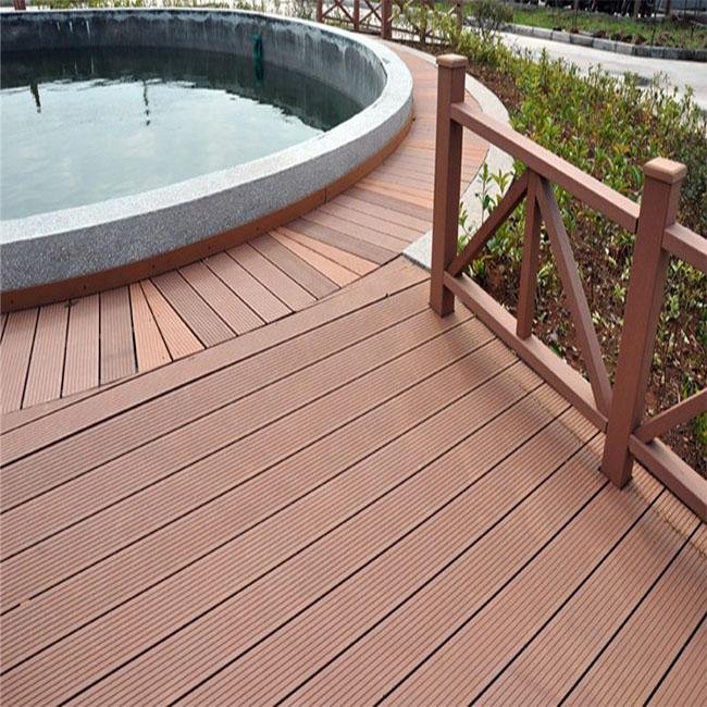 Recycled Anti-crack WPC Flooring Composite Decking Outdoor 2