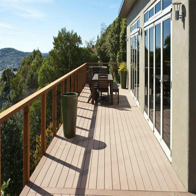 Wholesale Outdoor Cheap WPC Engineered Composite Decking Flooring Material 3