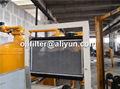 mobile lubricant oil filtration machine with removal of gas and water