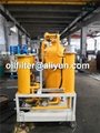 mobile lubricant oil filtration machine with removal of gas and water