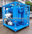 double stage vacuum cable oil filtration machine,insulating oil processing plant