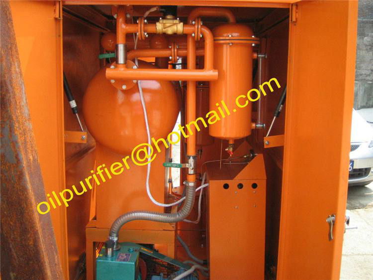 portable transformer oil purifier/used insulating oil purify system 4