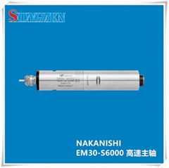 NAKANISHI日本进口高速电主轴EM30-S6000NSK中西高速主轴马达