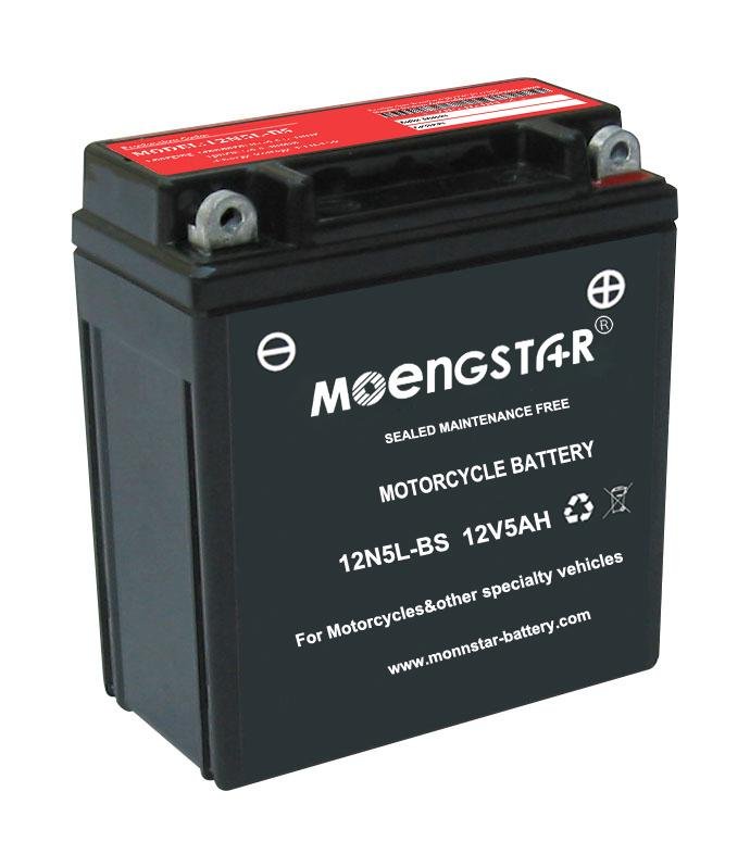 12n5l-BS Ms Rechargeable Motorcycle Battery