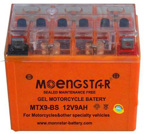 Ytx9-BS Ms Maintenance-Free Super Gel Motorcycle Battery