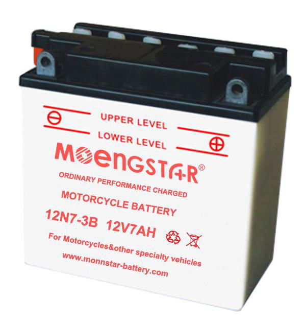 12n7-3b Ms Ordinary Performance Dry Charged Motorcycle Battery