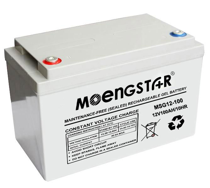 Msg-Hse-100-12 Rechargeable Gel VRLA Motorcycle Battery