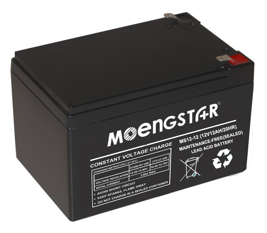Ms-12m12AC Standard AGM Rechargeable Maintenance-Free Motorcycle Battery