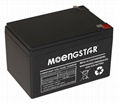 Ms-12m12AC Standard AGM Rechargeable Maintenance-Free Motorcycle Battery 1