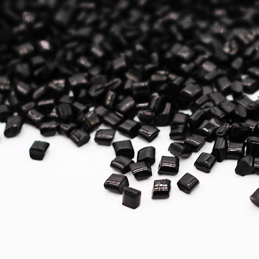 PE Recycled plastic particle outer sheath material black masterbatch for optical 3