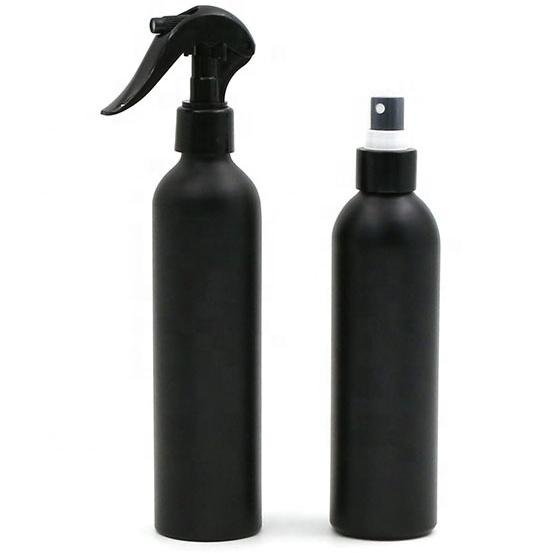 Matt black aluminum perfume bottle with screw neck perfume pump Cosmetic Bottle 2