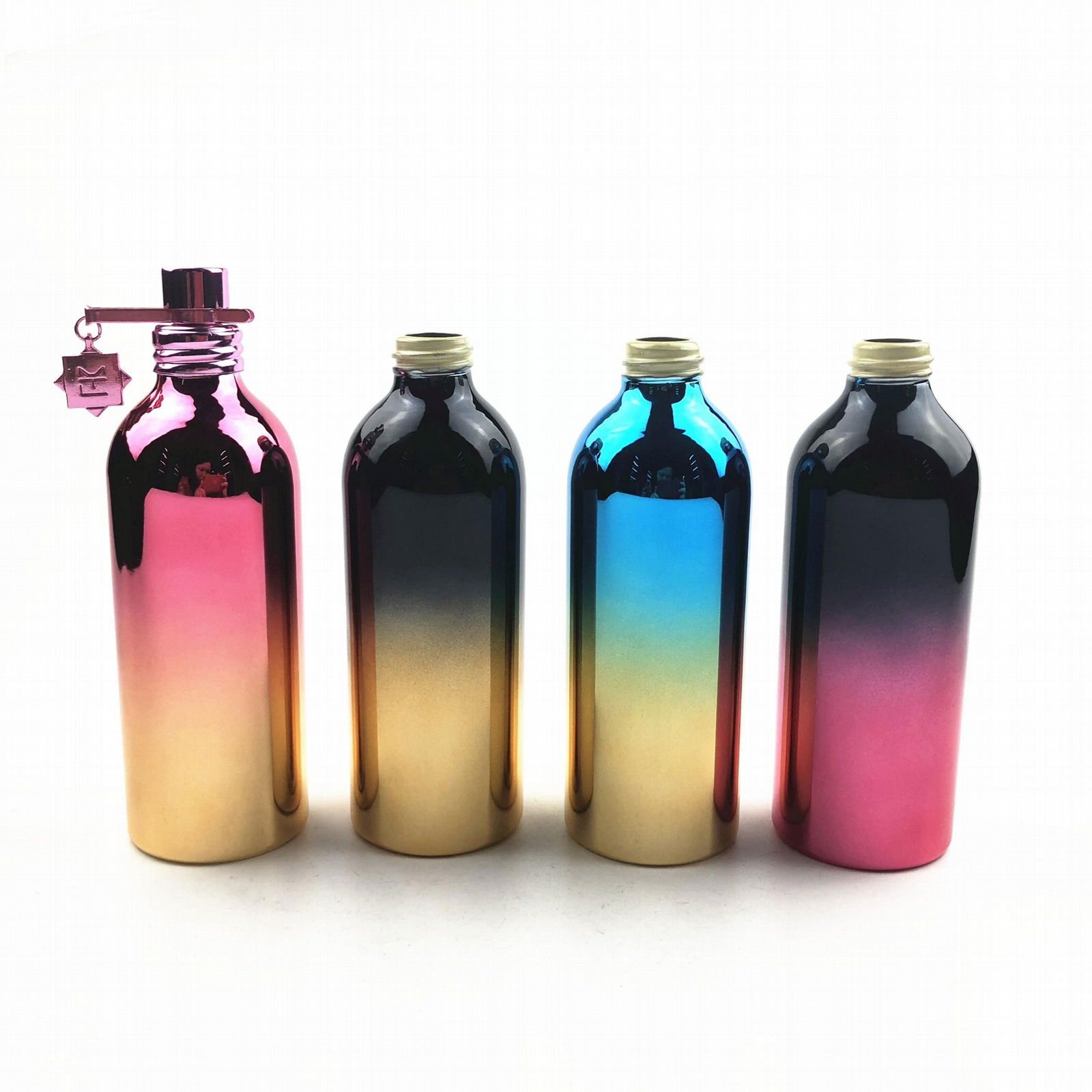 popular aluminum luxury shiny color aluminium sperfume spray bottle for fragranc 2