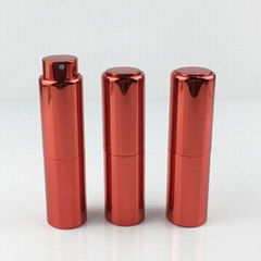 Aluminum twist up fragrance perfume bottle Aluminum perfume atomizer