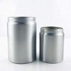 customized size round aluminum tin can with screw cap Cream Jar