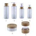 100% organic bamboo cosmetic packaging bottle bamboo bottle    3