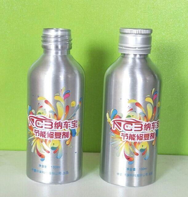 Aluminum Fuel Additive Bottle with theft-proofing cap 3