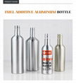 Aluminum Fuel Additive Bottle with theft-proofing cap 4