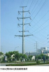 佳木斯市供应11米35kv电力钢杆 
