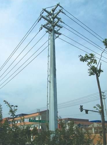 七台河市钢杆厂家 12米66kv电力钢杆 3