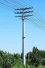鹤岗市益瑞钢杆厂家供应17米110kv电力钢杆