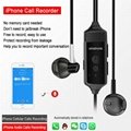 Iphone Bluetooth digital call recording earphones 4