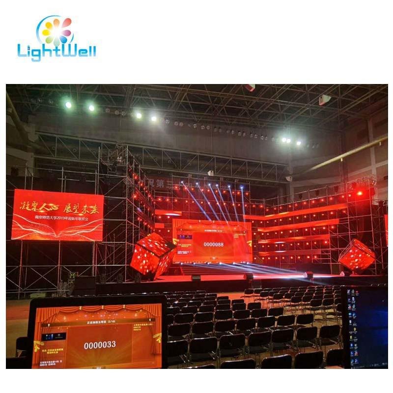 P3.91 P4.81 Stage LED Screen for Concert with Aluminum Cabinet 500*1000 2