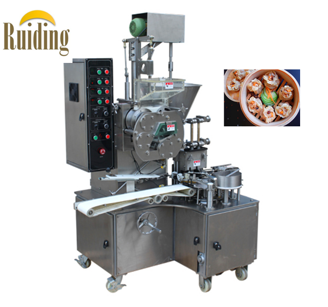 Automatic double line siomai making machine with SUS304 stainless steel material