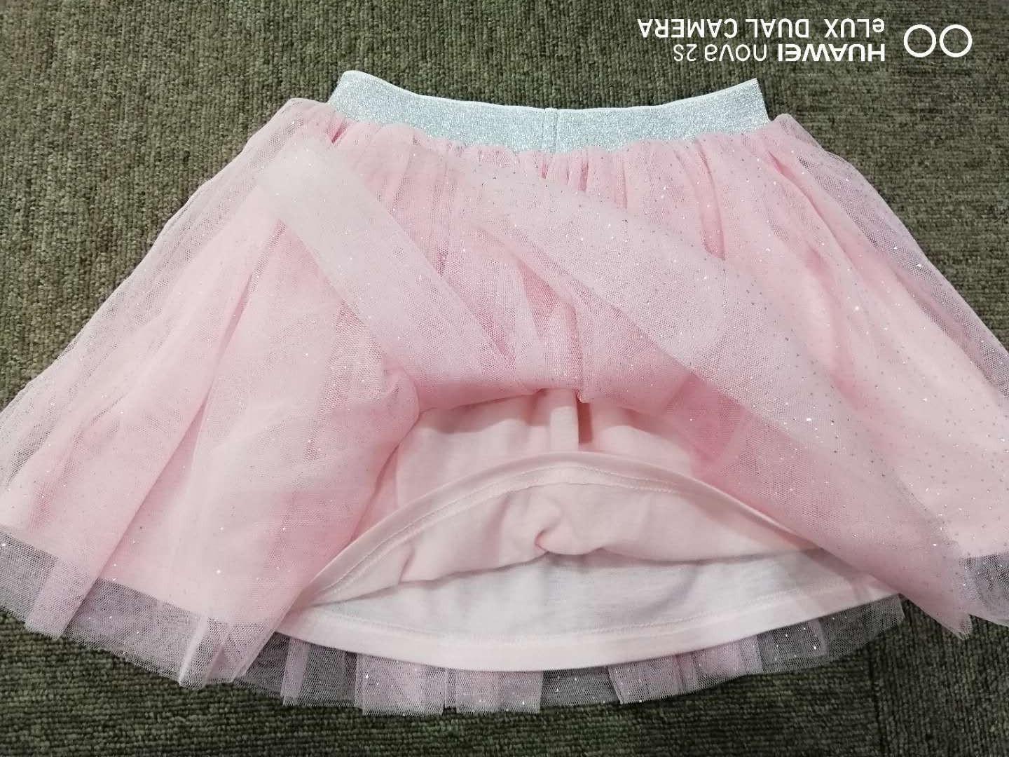 GIRL'S TULLE INNER POLYESTER JERSEY SKIRT 3