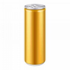 Sleek 330ml Aluminum Cans For Energy Drink