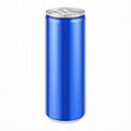 Sleek 330ml Aluminum Cans For Energy Drink 3