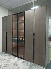 customized walk in alumium wardrobe