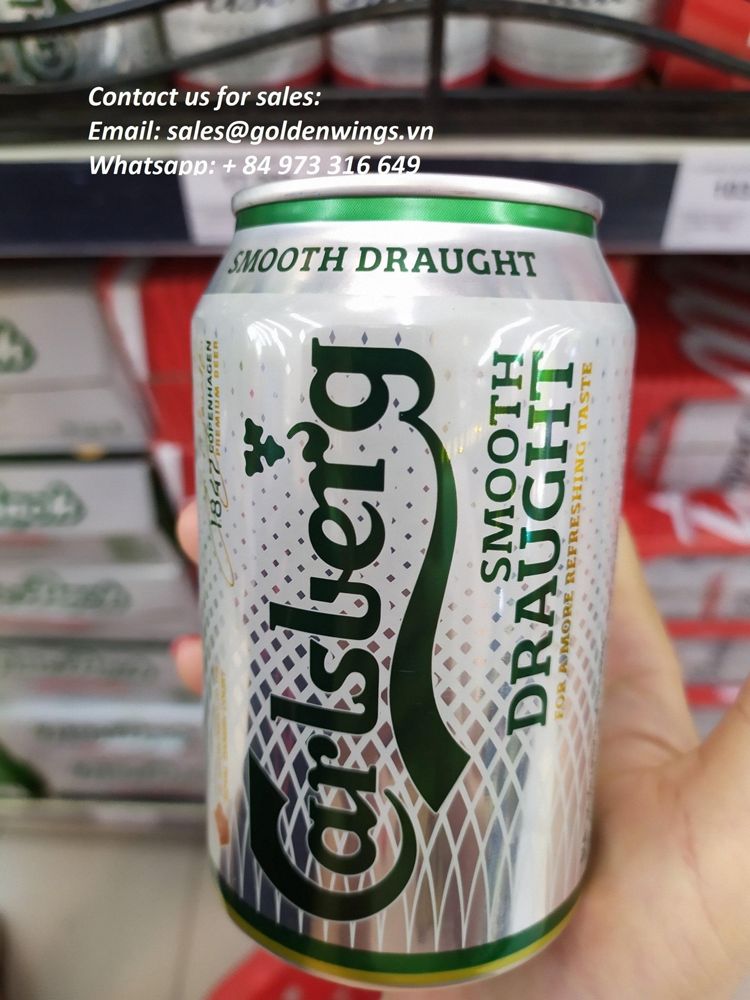 Carlsberg Draught Beer can