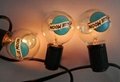  G40 Patio String Lights with 10 Clear Globe Bulbs