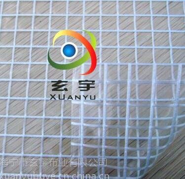 现货供应1.37米宽PVC透明夹网布， 2