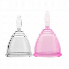 2019 new design reusable rubber silicone menstrual cup