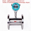  Hot sale alcohol liquid turbine flow meter with pulse output 1
