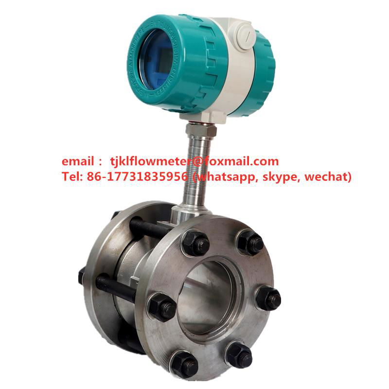 Gas steam vortex flowmeter high temperature air flow meter