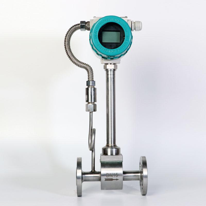  Gas steam vortex flowmeter high temperature air flow meter  4