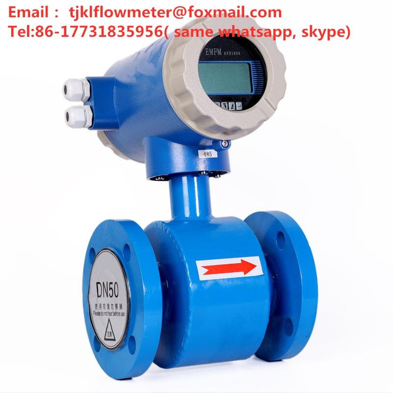 Best Price Digital Chemical Electromagnetic Flow meter For Water 4