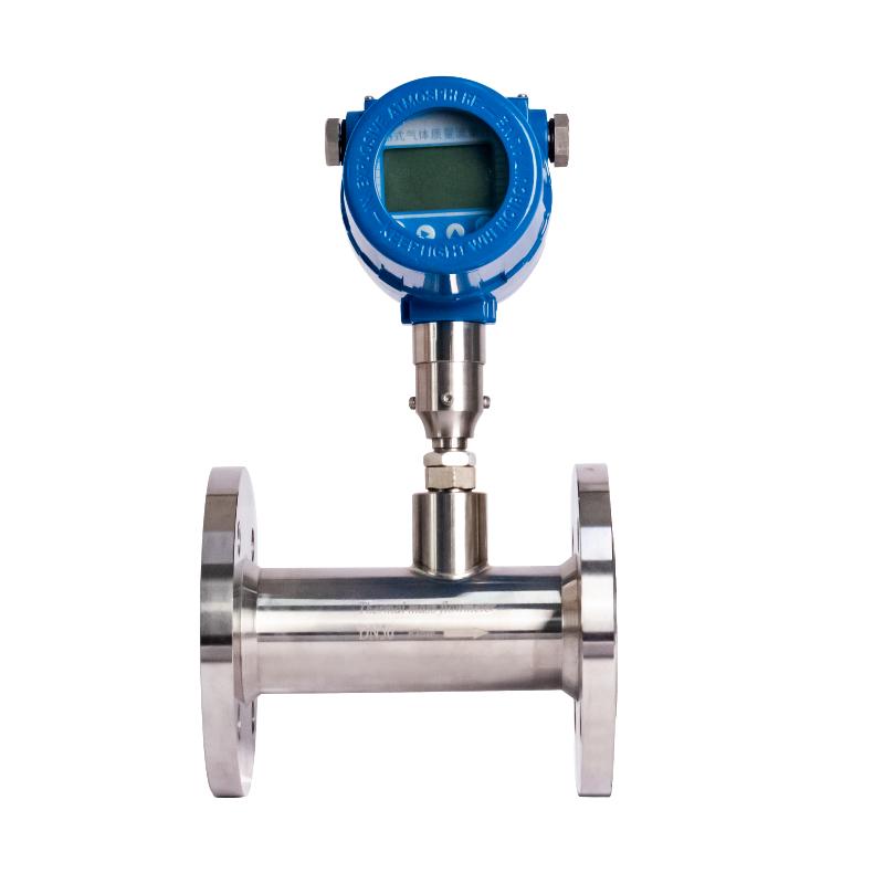 Digital thermal gas mass flow meter 