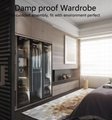 450L Metal damp proof wardrobe home furniture cabinet