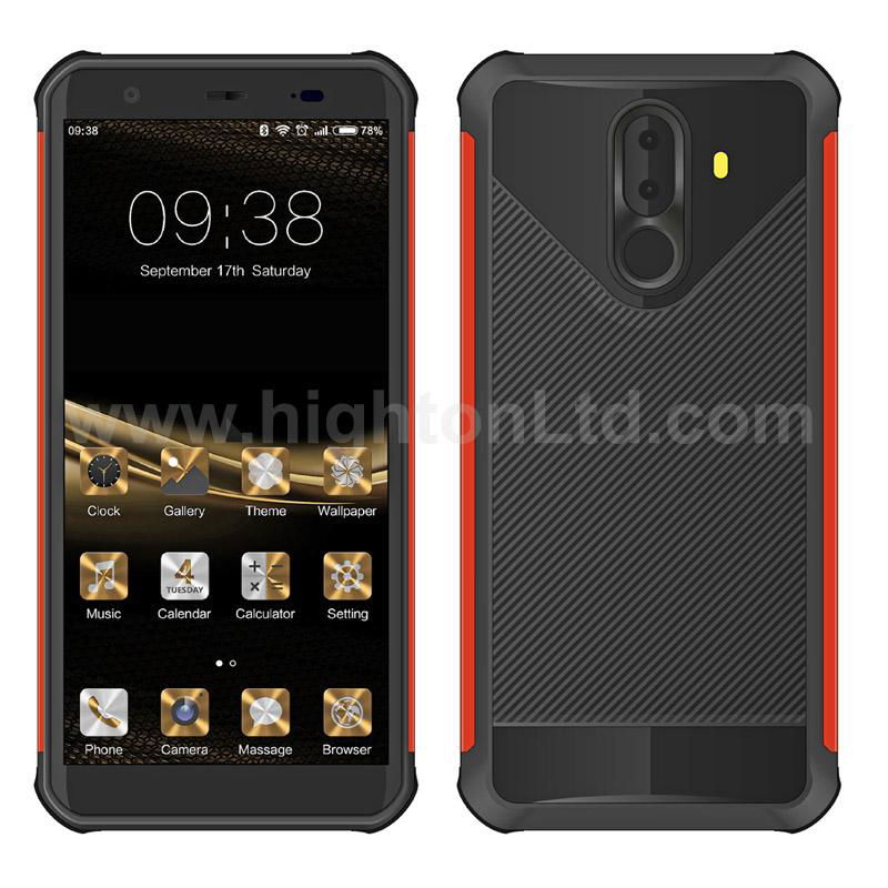 HiDON 4 inch 5 inch 5.5 inch SOS NFC PTT R   ed phone or r   ed smartphone  3