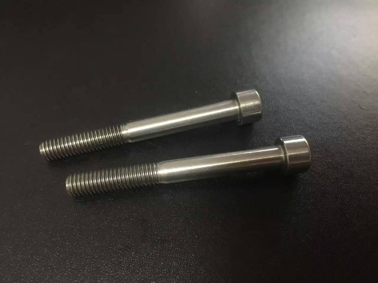 Titanium alloy fastener and screw