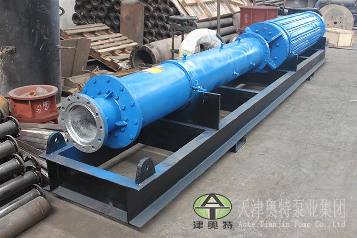 金属大流量矿用潜水泵铸铁材质 4