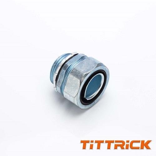 Tittrick Metal Flexible conduit Adaptor Hexagonal Joint High quality Zinc Alloy 2