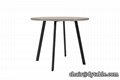 NEW DESIGN POWDER COATING DINING TABLE FOR DINING ROOM