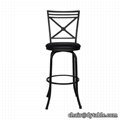 bar chair metal leg leather dining chair China