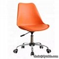 modern leisure colorful dining chair with pu cushion for sale18