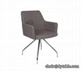 modern grey dining restaurant chair fabric dining chair 