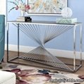 3 or 6 pieces coffee table sets stainless steel coffee tables